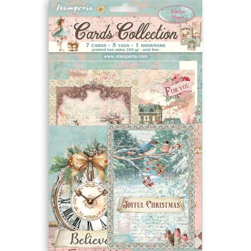Stamperia Winter Magic Cards Collection (SBCARD46)