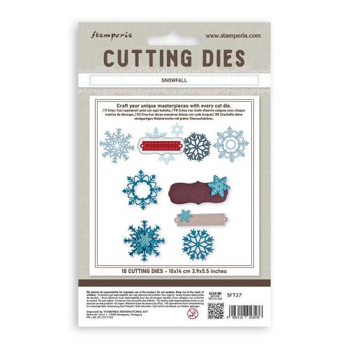 Stamperia A6 Cutting Dies Christmas Snowfall (SFT27)