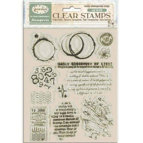Stamperia Secret Diary Art Jounaling Selection by Vicky Papaioannou (BJS001) - Postage as per Actual