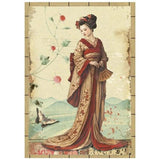 Stamperia Oriental Garden A6 Mini Rice Paper (8pcs) (DFSA6X08)