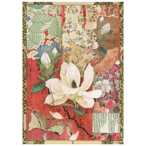Stamperia Oriental Garden A6 Mini Rice Paper (8pcs) (DFSA6X08)