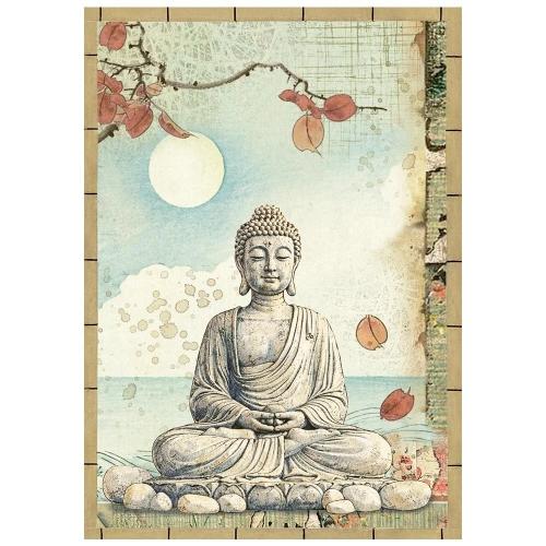 Stamperia Oriental Garden A6 Mini Rice Paper (8pcs) (DFSA6X08)