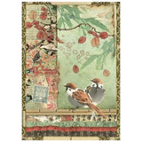 Stamperia Oriental Garden A6 Mini Rice Paper (8pcs) (DFSA6X08)