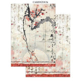 Stamperia Oriental Garden Junk Journal Stickers, Backgrounds, Cut-Outs (SBJK26)