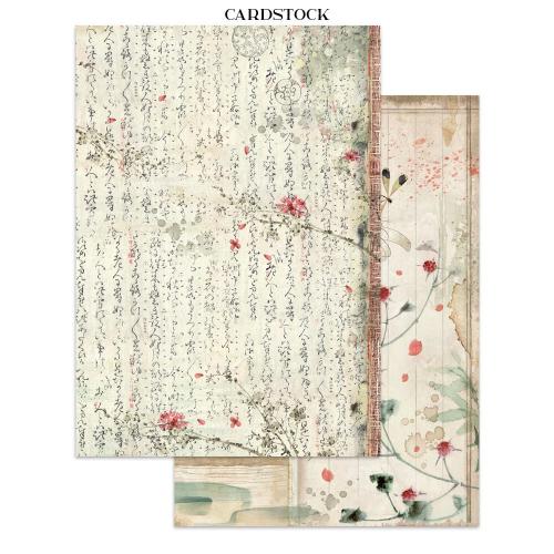 Stamperia Oriental Garden Junk Journal Stickers, Backgrounds, Cut-Outs (SBJK26)