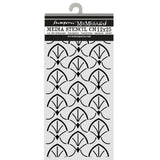 Stamperia Oriental Garden Thick Stencils 12x25cm Borders (KSTDL167)