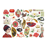 Stamperia Oriental Garden Ephemera (DFLCT87)
