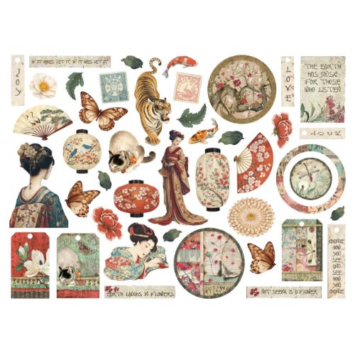Stamperia Oriental Garden Die Cuts Assorted (DFLDC139)