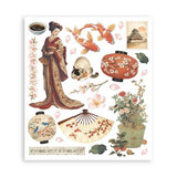 Stamperia Oriental Garden Rub-On 20,5x23cm Assortment (6pcs) (DFLRBXG11)