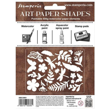 Stamperia All Around Art Paper Shapes Laser Cut (SBCU001)
