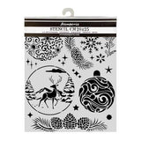 Stamperia Thick Stencils 20x25cm Christmas Balls (KSTD215)