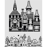 Stamperia Thick Stencils 20x25cm Christmas House (KSTD216)