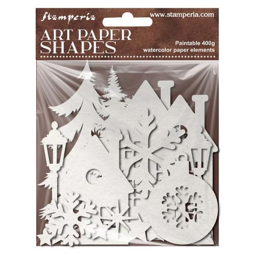 Stamperia Art Paper Shapes Laser Cut Christmas (SBCU002)