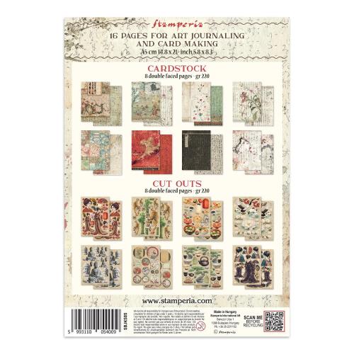 Stamperia Oriental Garden Junk Journal A5 Focus Points (SBJKS05)