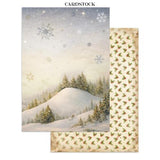 Stamperia Silent Night Junk Journal Stickers, Backgrounds, Cut-Outs (SBJK27)