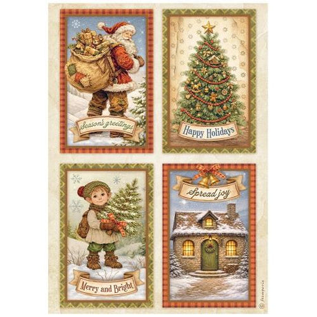 Stamperia Silent Night A4 Rice Paper Selection (6pcs) (DFSA4XSN)