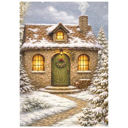 Stamperia Silent Night A6 Mini Rice Paper Selection (8pcs) (DFSA6X09)