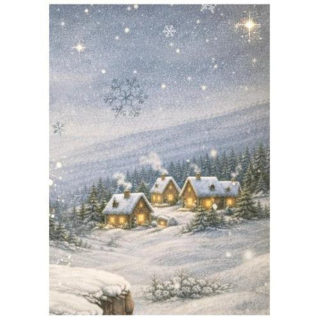 Stamperia Silent Night A6 Mini Rice Paper Selection (8pcs) (DFSA6X09)