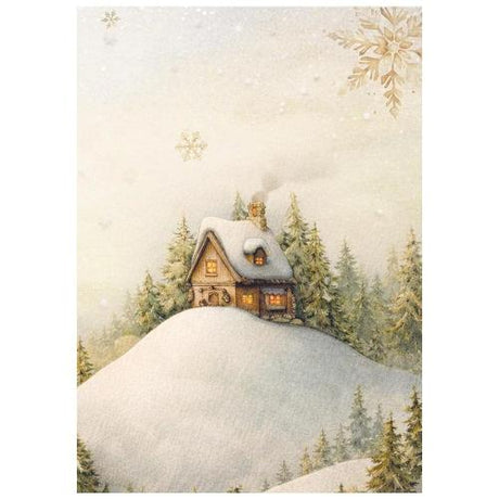 Stamperia Silent Night A6 Mini Rice Paper Selection (8pcs) (DFSA6X09)