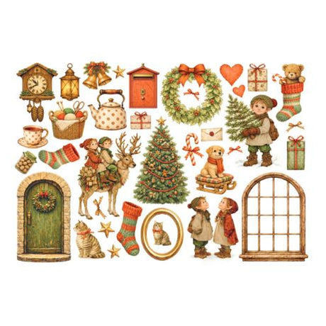 Stamperia Silent Night Ephemera (DFLCT88)