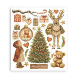 Stamperia Silent Night Rub-On 20,5x23cm Assortment (6pcs) (DFLRBXG12)