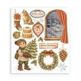 Stamperia Silent Night Rub-On 20,5x23cm Assortment (6pcs) (DFLRBXG12)