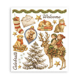 Stamperia Silent Night Rub-On 20,5x23cm Assortment (6pcs) (DFLRBXG12)