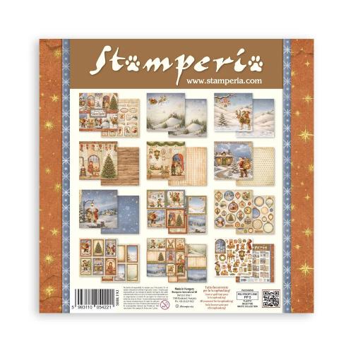 Stamperia Silent Night 12x12 Inch Paper Pack (SBBL192) - Postage as per Actual
