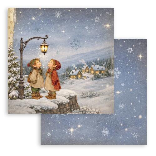 Stamperia Silent Night 12x12 Inch Paper Pack (SBBL192) - Postage as per Actual