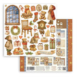 Stamperia Silent Night 12x12 Inch Paper Pack (SBBL192) - Postage as per Actual