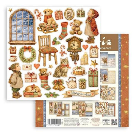 Stamperia Silent Night 12x12 Inch Paper Pack (SBBL192) - Postage as per Actual