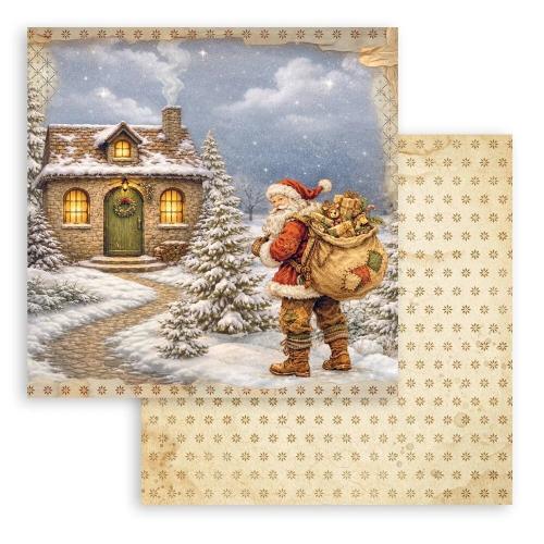 Stamperia Silent Night 8x8 Inch Paper Pack (SBBS148)