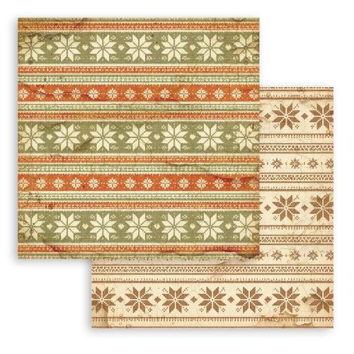 Stamperia Silent Night 8x8 Inch Paper Pack Maxi Background Selection (SBBS149)