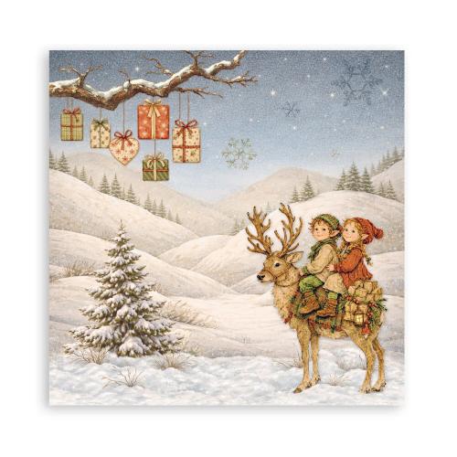 Stamperia Silent Night 12x12 Inch Paper Pack (Single Face) (SBBXLB40) - Postage as per Actual