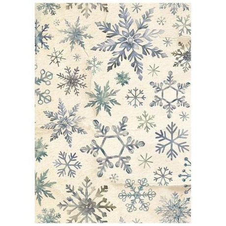 Stamperia Silent Night A6 Rice Paper Backgrounds Selection (8pcs) (DFSAK6058)