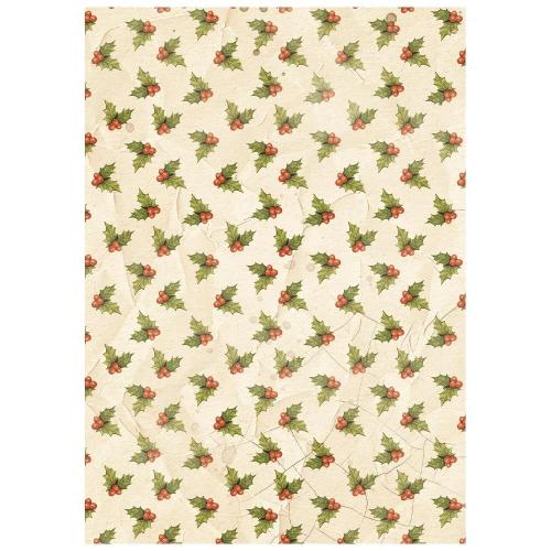 Stamperia Silent Night A6 Rice Paper Backgrounds Selection (8pcs) (DFSAK6058)