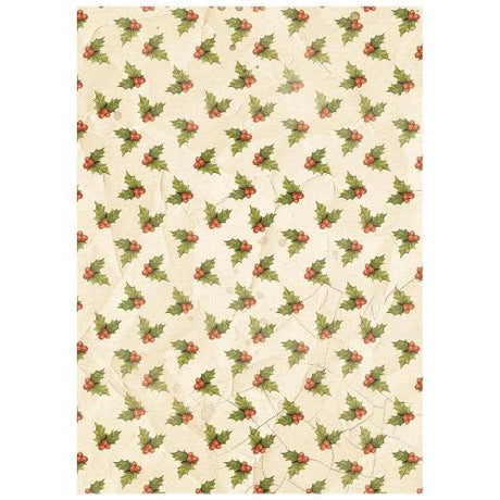 Stamperia Silent Night A6 Rice Paper Backgrounds Selection (8pcs) (DFSAK6058)