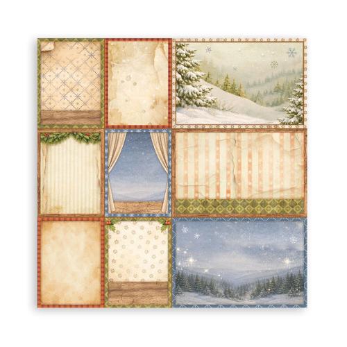Stamperia Silent Night 8x8 Inch Paper Pack (Single Face) (SBBSXB28)