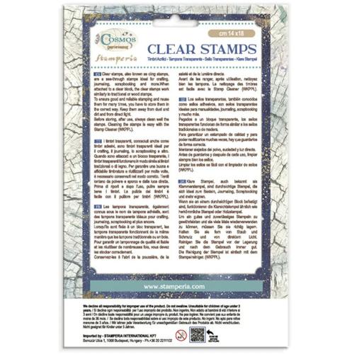Stamperia Cosmos Clear Stamps by Cristina Radovan (WTK246)