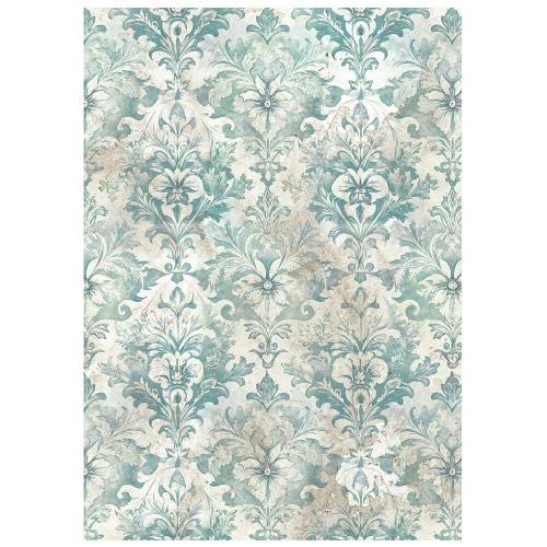 Stamperia White Christmas A6 Rice Paper Backgrounds Selection (8pcs) by Cristina Radovan (DFSAK6059)
