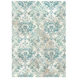 Stamperia White Christmas A6 Rice Paper Backgrounds Selection (8pcs) by Cristina Radovan (DFSAK6059)