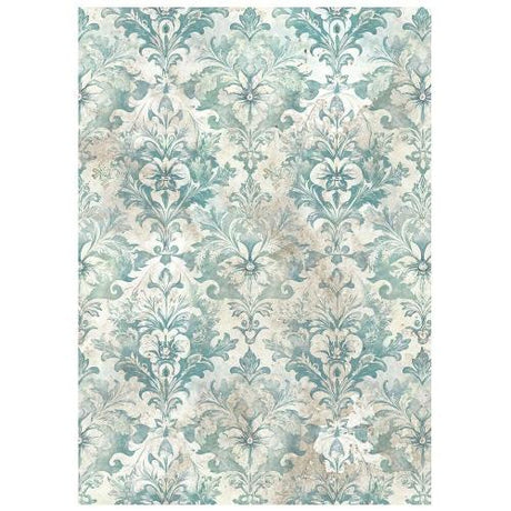 Stamperia White Christmas A6 Rice Paper Backgrounds Selection (8pcs) by Cristina Radovan (DFSAK6059)
