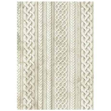 Stamperia White Christmas A6 Rice Paper Backgrounds Selection (8pcs) by Cristina Radovan (DFSAK6059)