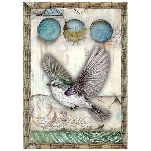 Stamperia Cosmos A6 Mini Rice Paper Selection (8pcs) by Cristina Radovan (DFSA6X11)