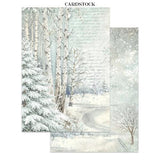 Stamperia White Christmas Junk Journal A5 Focus Points by Cristina Radovan (SBJKS07)