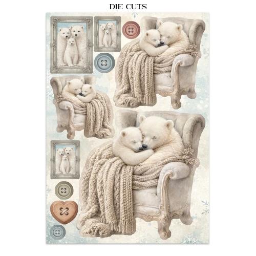Stamperia White Christmas Junk Journal A5 Focus Points by Cristina Radovan (SBJKS07)