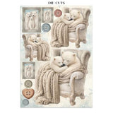 Stamperia White Christmas Junk Journal A5 Focus Points by Cristina Radovan (SBJKS07)