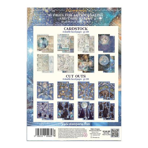 Stamperia Cosmos Junk Journal A5 Focus Points by Cristina Radovan (SBJKS08)