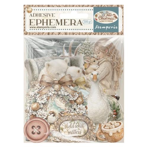 Stamperia White Christmas Ephemera by Cristina Radovan (DFLCT89)