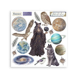 Stamperia Cosmos Rub-On 15,5x15x5cm Assortment (6pcs) by Cristina Radovan (DFLRBX22)